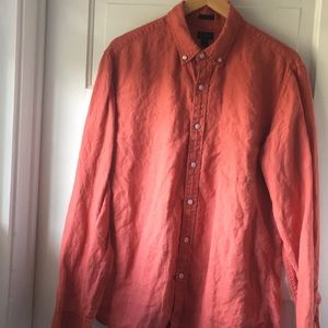 J Crew Irish linen shirt